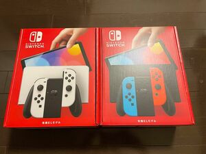 【2台セット】Nintendo Switch 有機ELモデル ネオンブルー ネオンレッド/ホワイト