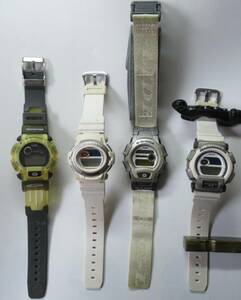  CASIO G-SHOCK ４つセット「DW-9000」「DW-003」「DW-004」「G-COOL GT-003」 送料無料 G-LIDE 腕時計