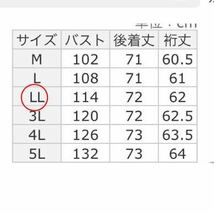 ベルーナ　幾何柄オーバーレース　切り替えデザインブラウス　LLサイズ　①_画像6