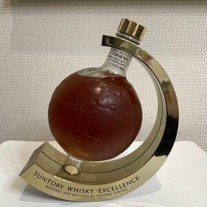 サントリー ウイスキー　エクセレンス 大丸梅田店オープン記念 地球儀型ボトル SUNTORY