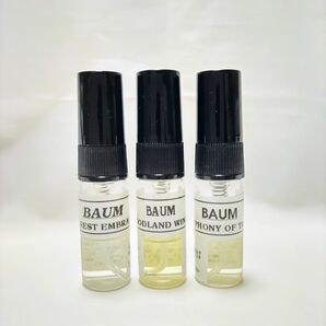 BAUM バウム オーデコロン 3種類セット 各1ml