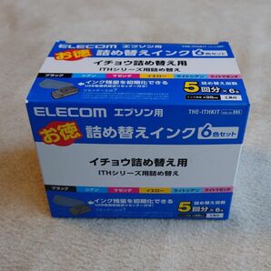 エレコム　 エプソン用イチョウ詰め替え用　6色セット