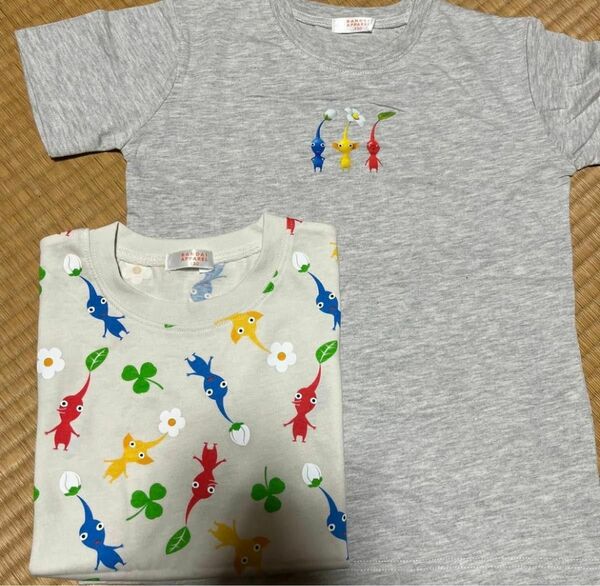 ピクミン　キッズTシャツ　半袖Tシャツ　2枚セット