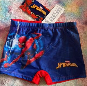 スパイダーマン　MARVEL 水着+パジャマ 新品　120cm