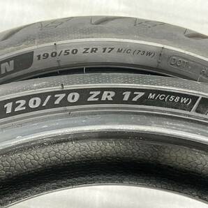 O42 ミシュラン パワー5 POWER 2CT 2CT+ タイヤ 前後セット 120/70-17 190/50-17 バイク オートバイの画像7