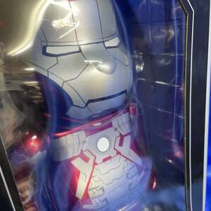 【未開封】L@ST賞 BE@RBRICK 400% IRON MAN Mark 5 MARVEL Infinity SAGA Happyくじ アイアンマン ラスト賞 ベアブリックの画像7