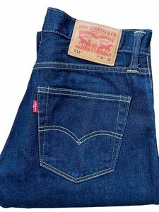 ●●美品濃紺日本製LEVI'S リーバイス 511 w31（w76l72）●●