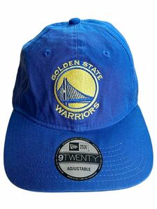 ●●NEW ERA ニューエラ 9TWENTY NBA GOLDEN STATE WARRIORS ゴールデンステイト ウォリアーズ キャップ 青x黄ロゴ●●