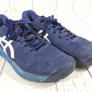 【3yt189】オムニ・クレーコート用テニスシューズ アシックス asics ゲル レゾリューション 8 OC 1041A078 サイズ：25.0cm◆c63の画像1