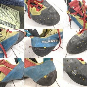 【3yt186】クライミングシューズ スカルパ SCARPA CHIMERA キメラ 黒×青 サイズ：EU42(約27.0㎝)◆U74の画像3