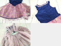 【10yt001】ダンス バレエ チュチュスカート衣装×2点 (紺ピンク) 村娘 町娘 看板娘◆P25_画像5
