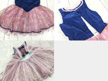【10yt002】ダンス バレエ チュチュスカート衣装×2点 (紺ピンク) 村娘 町娘 看板娘◆P25_画像5