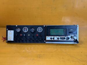 No.22 Saga departure!YANMAR Yanmar boat inside machine for diesel engine power meter for ship meter panel & Harness attaching! control panel 