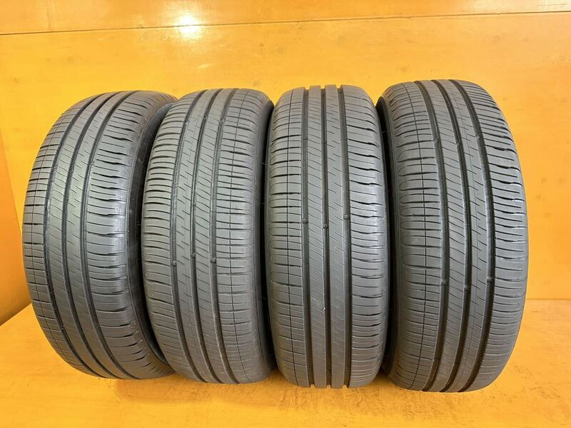 森商会No.132佐賀発ミショラン 195/65R15 95H ENERGY SAVER4 2023 4本set 7mm MICHELIN倉庫保管 中古タイヤ 溝 室 バリ山 溝あり