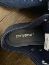 コンバース オールスター 100 スリップ M OX 箱あり スリッポン スニーカー 27cm US8.5 NAVY ネイビー 紺 CONVERSE ALL STAR 100 SLIP M OX_画像7