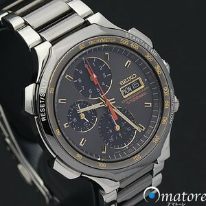 1円～◎希少◎SEIKO セイコー スピードマスター クロノグラフ メンズ クォーツ SBBT001 7T59-7A00◎