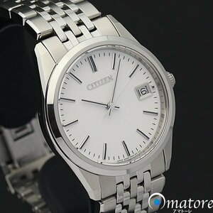  beautiful goods *The CITIZEN The * Citizen pa-.chuaru calendar white face men's quartz A660*