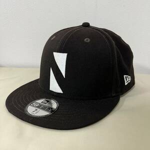 SI■ 美品 NEW ERA ニューエラ キャップ 黒 ブラック 7 1/2 59.6cm メンズ 男性 59FIFTY 帽子 CAP シンプル トライアングル 