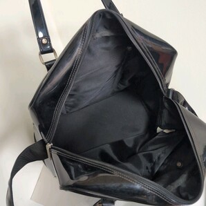 MO■ミズノ ワールドウィン 野球バッグ YS02B メンズ シューズ入れ付き ブラック エナメルバッグ ショルダーバッグ セカンドバッグ 鞄の画像7