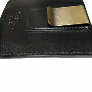 マネークリップ 革 本革 ブランド メンズ 極薄 極小 イタリアンレザー カード 収納 カードケース コンパクト 薄い 薄型 