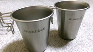 [ secondhand goods ] camp * outdoor goods * Mont Bell *mont*bell* start  King stainless steel cup *2 point 