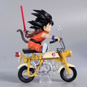 【大人気商品】早い者勝ち！ドラゴンボール DRAGON BALL 亀仙人 孫悟空 約15cm 2体セット バイク 漫画風 PVC フィギュアの画像9