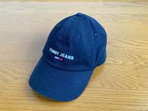 TOMMY JEANS トミー ジーンズ TOMMY HILFIGER トミーヒルフィガー キャップ CAP 黒 ブラック フリーサイズ 男女兼用 レディース メンズ_画像7