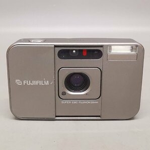 動作品 FUJIFILM CARDIA mini TIARA フジフィルム レンズ SUPER-EBC FUJINON 28mm コンパクトフィルムカメラ 現状品 Z5537の画像1