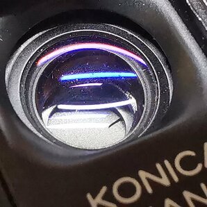 動作品 KONICA RECORDER AUTO FOCUS / HEXANON 24mm F4 コニカ コンパクトフィルムカメラ ケース付 Z5544の画像8