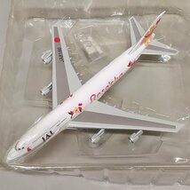 未使用 JAL 日本航空 B747-300 1/400 プレミアコレクション Dragon Wings 元箱入 付属品 航空機 模型 Z5583_画像3