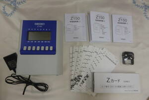 [SEIKO Seiko time recorder ]Z150 electrification operation verification settled used beautiful goods Z card 70 sheets attaching manual equipped [B10-4②]0422