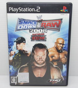 PS2　WWE 2008 SmackDown vs Raw