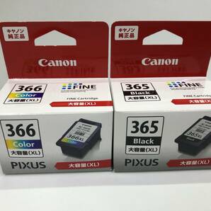 未使用 Canon 純正 インクカートリッジ BC-366XL 3色カラー BC-365XL ブラック セット 大容量タイプ 240417EC3の画像1