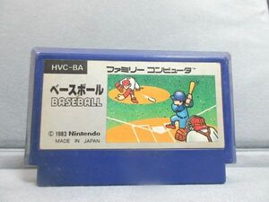 FC 1983 BASEBALL HVC-BA ベースボール ファミコンソフト　【M0429】(P)