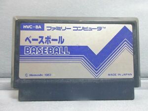 FC BASEBALL HVC-BA ベースボール ファミコンソフト②【M0429】(P)