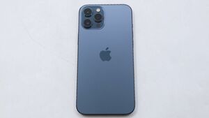 ★☆全額返金保証！最速発送！【iPhone12 Pro Max 256GB docomo パシフィックブルー 動作確認済】★☆（202402-04677-Skaitori）