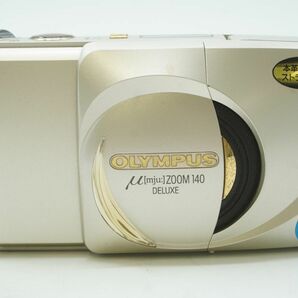 ★☆全額返金保証！最速発送！【OLYMPUS オリンパス μ [mju:] ZOOM 140 DELUXE 動作確認済】★☆（202403-30523-kaitori）の画像1