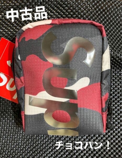 中古品！Supreme Neck Pouch "Red Camo"