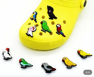 クロックス crocs ジビッツ インコ 鳥 サンダル