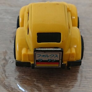 日本製 TAKARA ミクロマン ミクロロボット CAR フォルクスワーゲン イエローボディ 絶版 希少 ミクロロボットカー の画像5