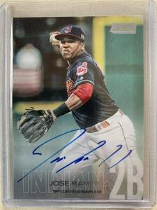 2018 TOPPS STADIUM CLUB Base Autographs #SCA-JR JOSE RAMIREZ ホセ・ラミレス トップス スタジアムクラブ サイン オート 直筆 直書き