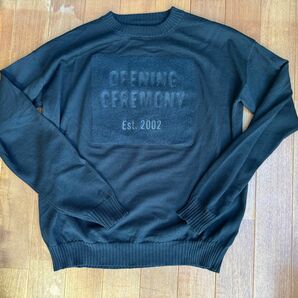 OPENING CEREMONY BOX LOGO 長袖ニット XS 