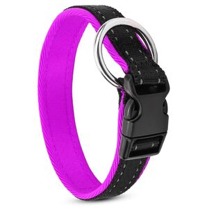 MASBRILL 猫 首輪 小型犬 調節可能 3M反射 防水 通気性 可愛い おしゃれ&リード ナイロン製 ワンタッチ首輪