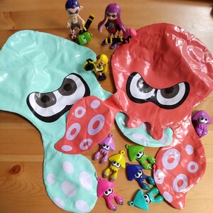 スプラトゥーン3 ガチャガチャ カプセルトイ　フィギュア まとめて 中古 ジャンク イカマスコット 現状出品 ボーイ ガール イカ タコ