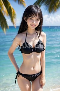 S0472 【一点物 再販なし】＜A4サイズ 美女ポスター＞ 最高画質 光沢紙 美少女 水着 ビキニ コスプレ グラビア セクシー 同人 美乳 美尻