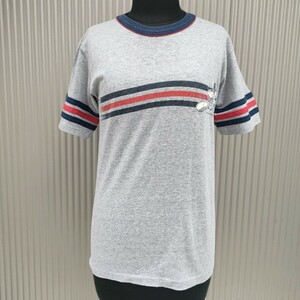 70s/80s/USA製】Collegiate Pacific/Walt Disney Productions/ディズニー/ヴィンテージ/古着/ミッキー/タイト/トリム/リンガーTシャツ/S/