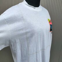 【90s/USA製】新品/California Surf N Tees/anvil/ヴィンテージ/ビンテージ/デッドストック/丸胴/シングルステッチ/サーフ/Tシャツ/M/白/_画像4