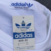 【80s】新品/アディダスadidas/ビンテージ/ヴィンテージ/デッドストック/デサントDESCENTE/トレフォイル刺繍ロゴ/ロンT/0/白/SD21MNI1/0002_画像8