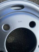 (送料無料)いすゞ・エルフ TOPY TK 16×5.5J 116.5-8TC 5穴 両面再塗装 2本　在庫あり_画像4