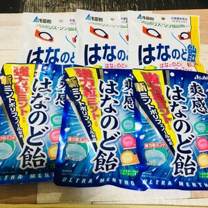 アサヒ 爽感はなのど飴 浅田飴 はなのど飴 6個